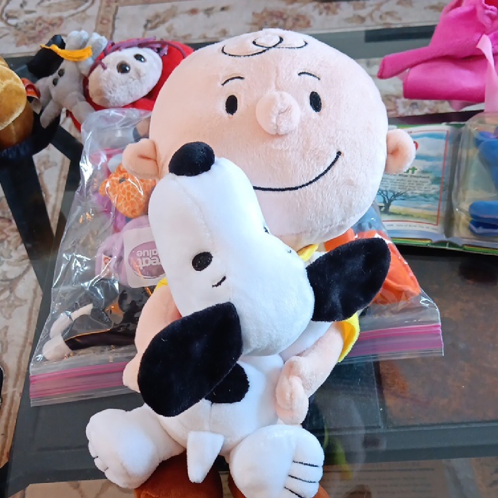 CHARLIE BROWN AND SNOOPY PLUSH SET